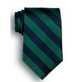School Stripes Tie - Navy/Green